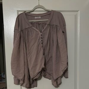 We The Free Tan Lyrical Tunic